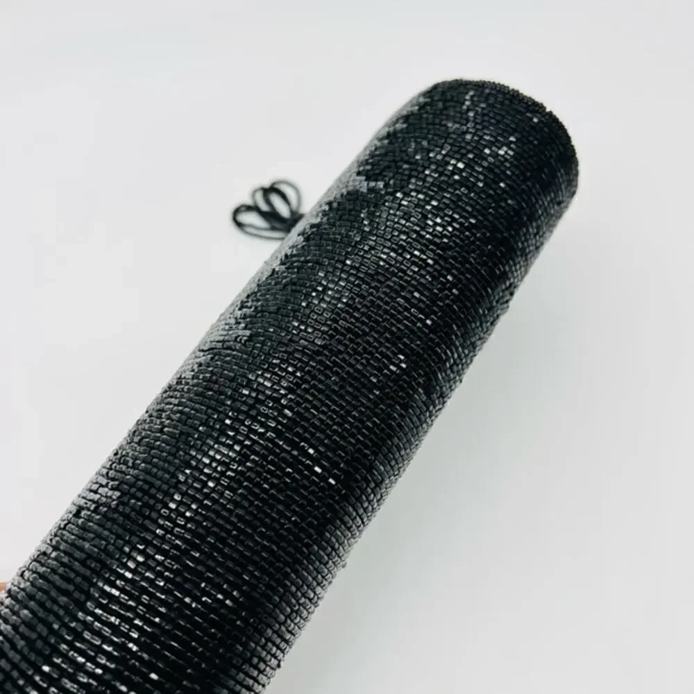 Stunning Imperial Fashion vintage hombre fully beaded evening clutch